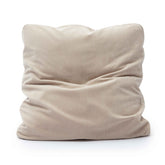 Tipsy Taupe Upcycle Chenille 24" x 24" Square Floppy Pillow Model: TOV-C69147